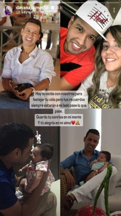 Fruto de la relación la pareja tuvo a Paula Elena.