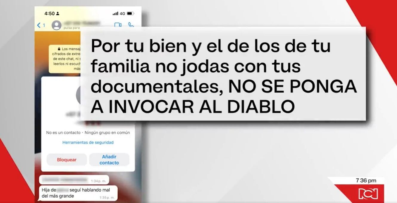Amenaza en contra de Viviana Llorente, periodista de RCN