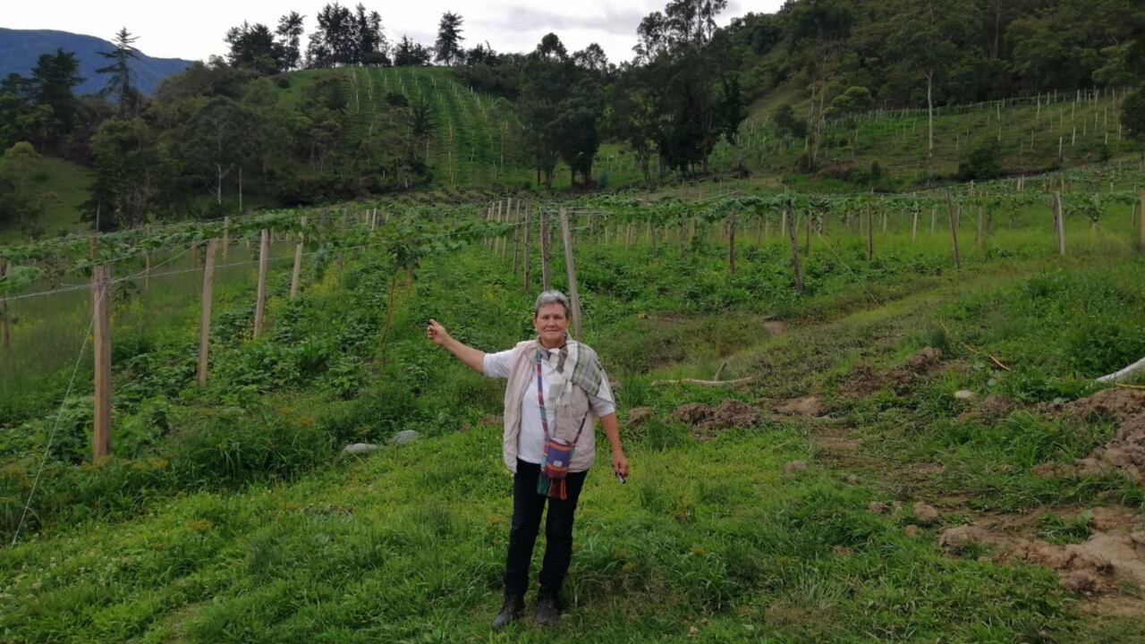 Azucena Bautista es una de las integrantes de las Granjas Demostrativas, un proyecto que apoya a seis familias productoras del municipio