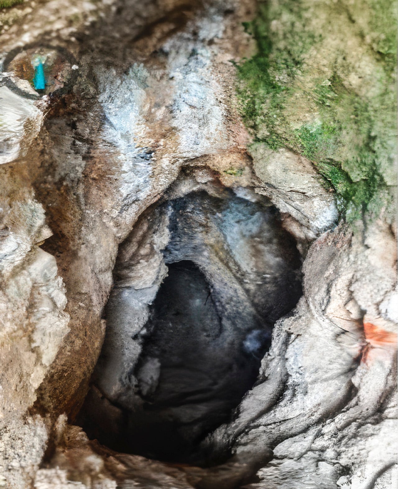Durante años, la empresa excavó túneles y creó áreas para disponer los materiales extraídos.