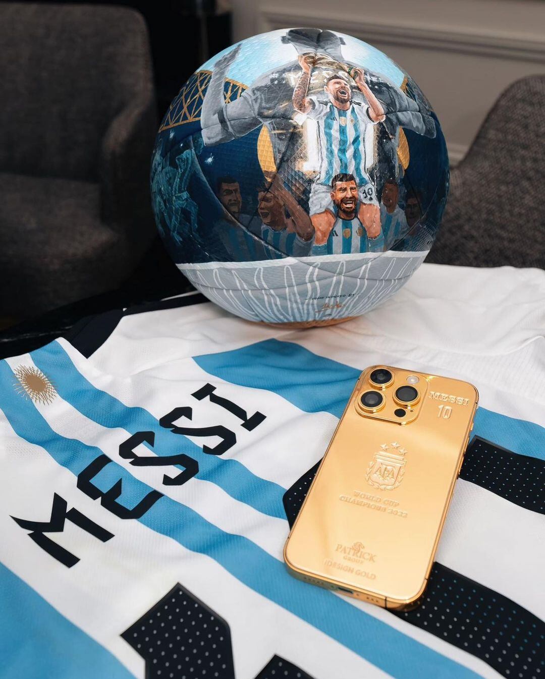 El diseño personalizado a Lionel Messi.