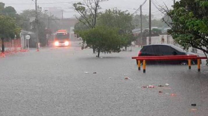 Lluvias en Cartagena
