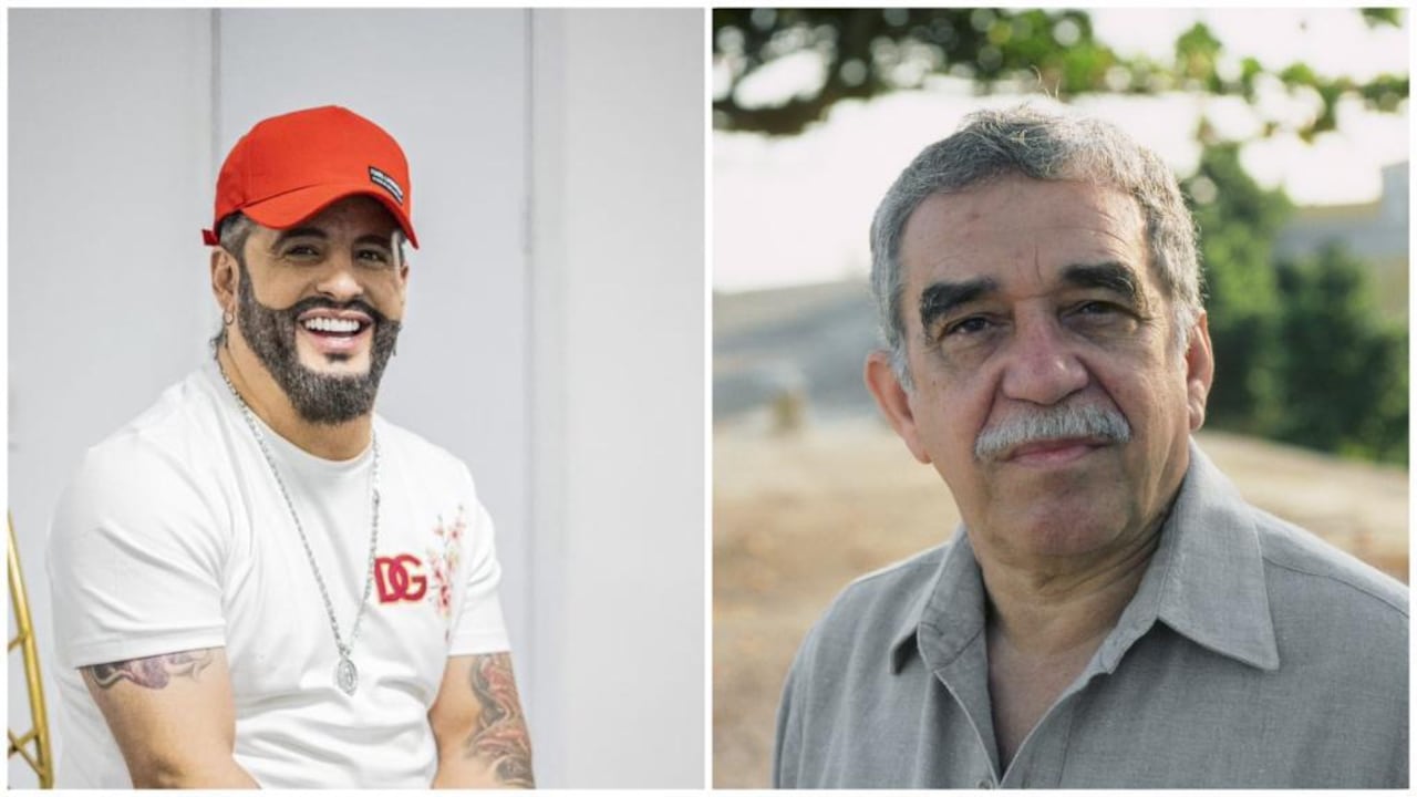 Nelson Velásquez y Gabriel García Márquez