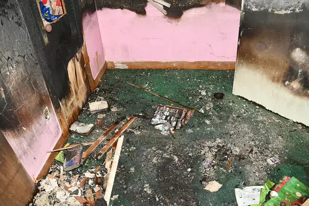 Hogar donde un hombre permaneció secuestrado durante 20 años.