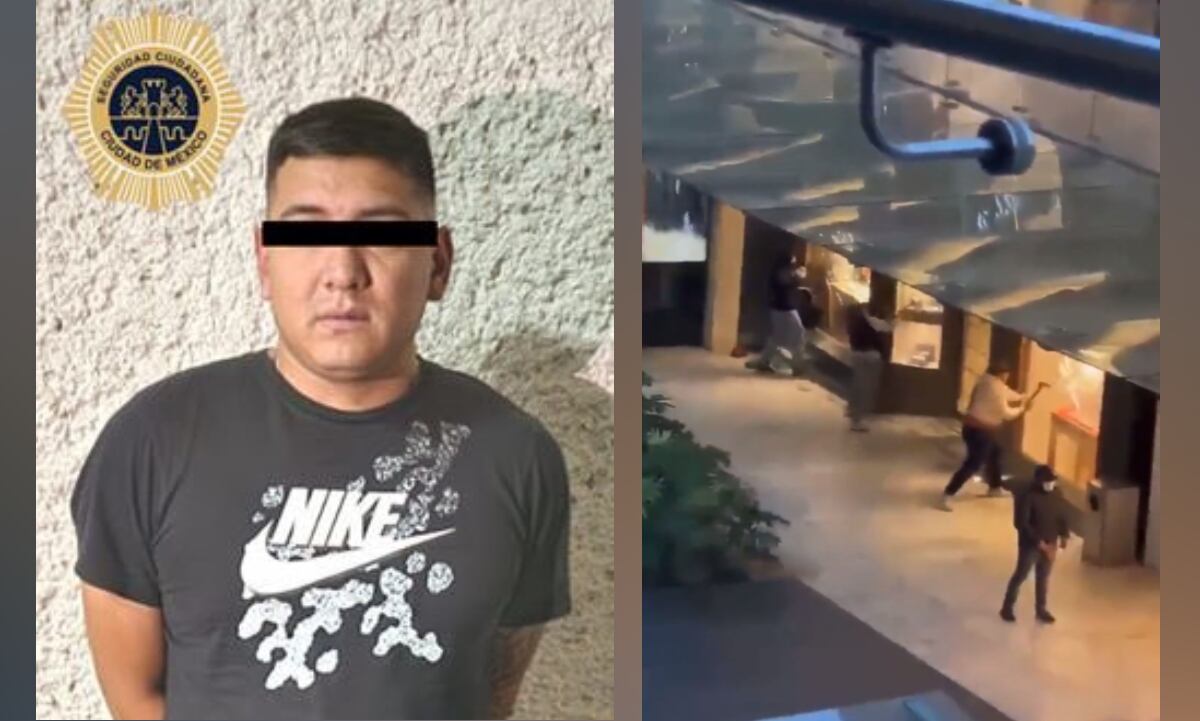 Arresto de primer implicado en violento robo en joyería de CDMX.