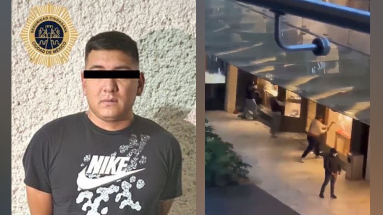 Arresto de primer implicado en violento robo en joyería de CDMX.