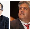 Gustavo Petro e Iván Moreno.