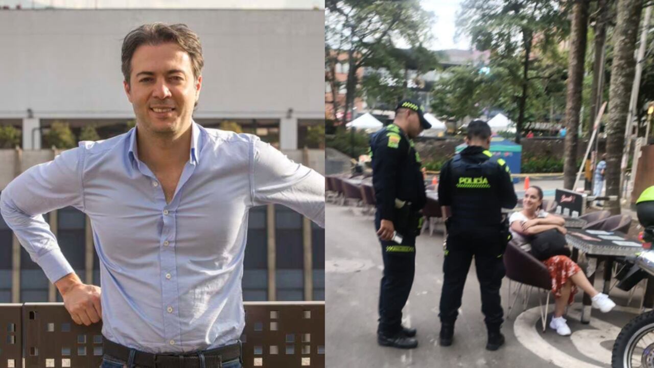 Mujer insultó al alcalde Daniel Quintero y la Policía reaccionó.