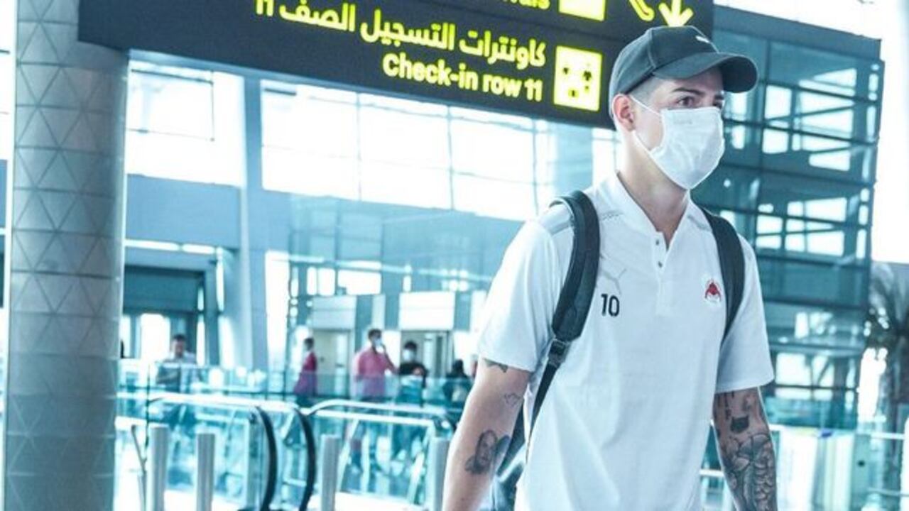 James Rodríguez viajó a Países Bajos