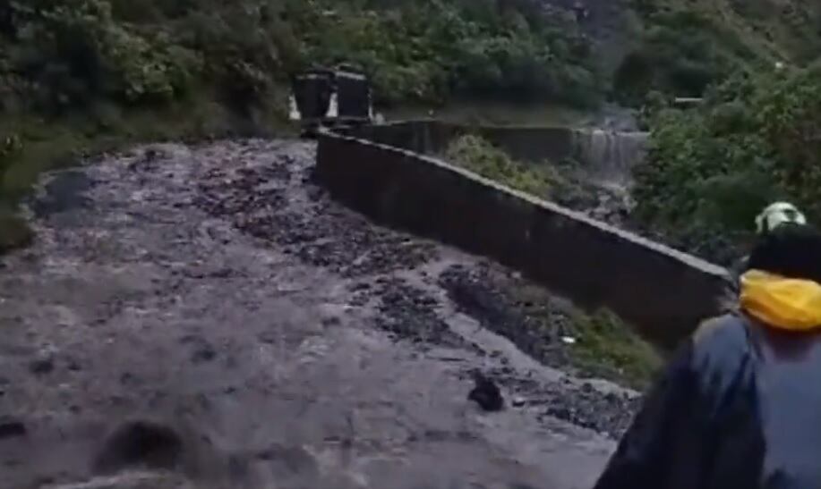 Así se ve la vía Pasto - Mocoa en Putumayo.