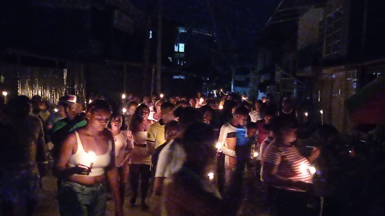 Municipio de López de Micay sin energía. Foto: Facebook Grupo Juve Lopez