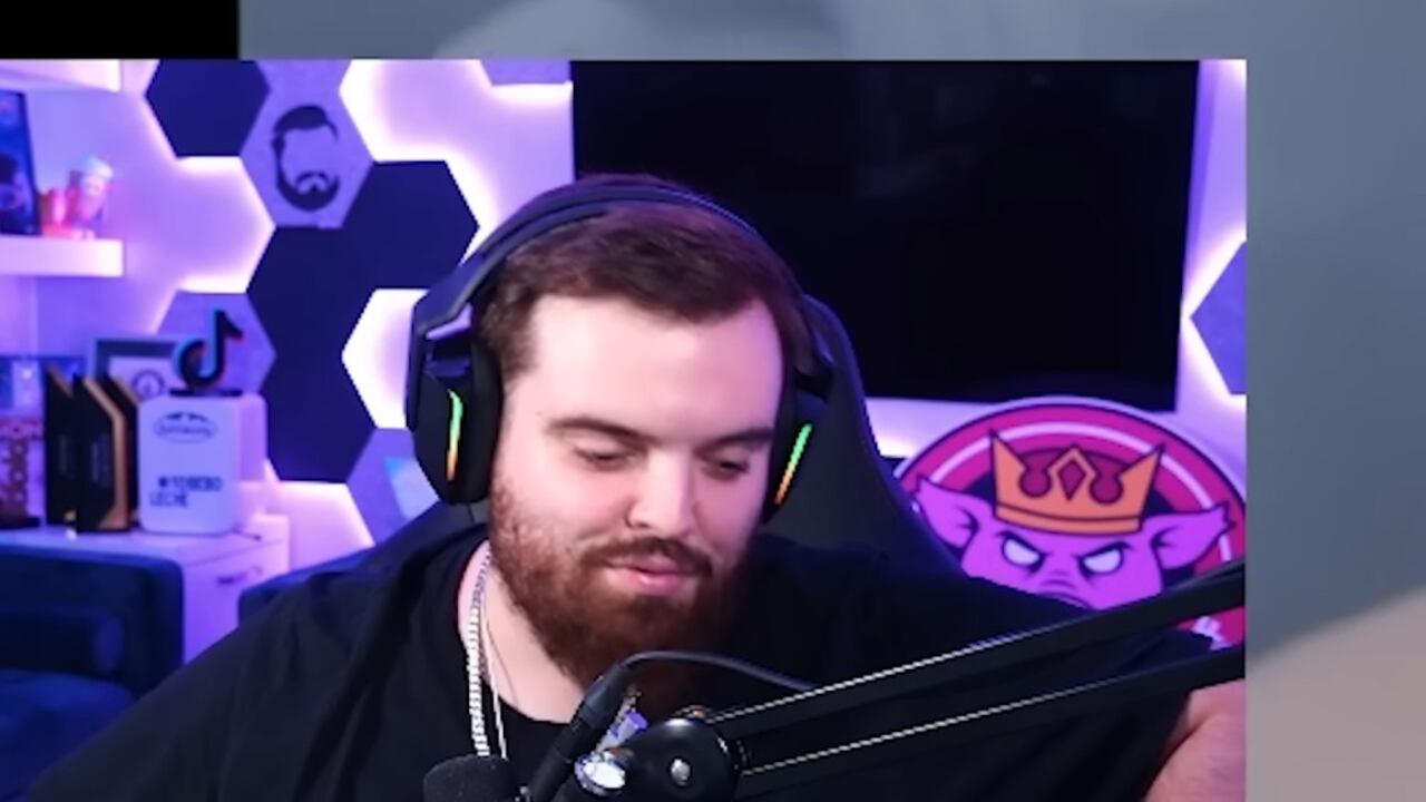 Ibai Llanos reaccionando a la canción de Shakira.