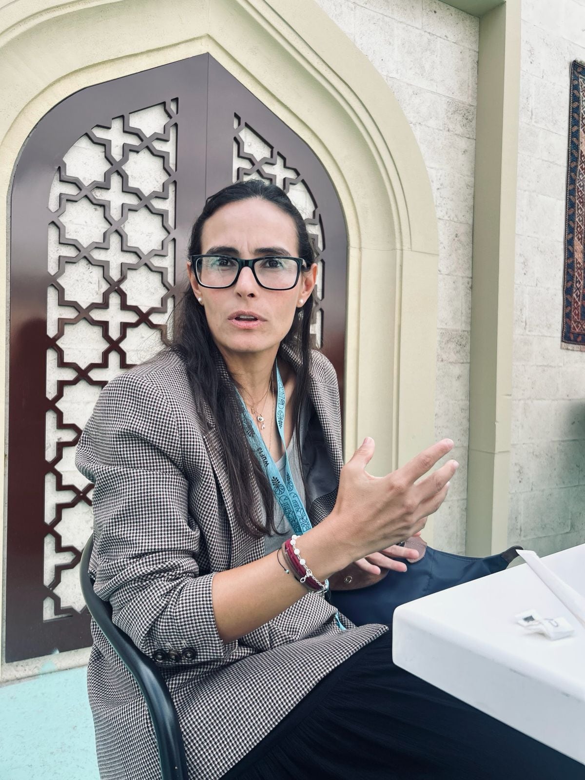 María Mercedes Abondano, directora de cooperación internacional de la Alcaldía de Cartagena.