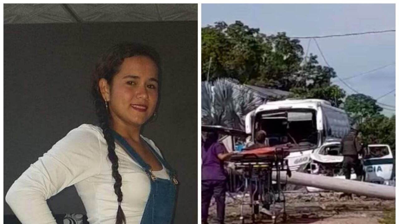 Esta víctima se movilizaba en una moto al momento de la explosión.