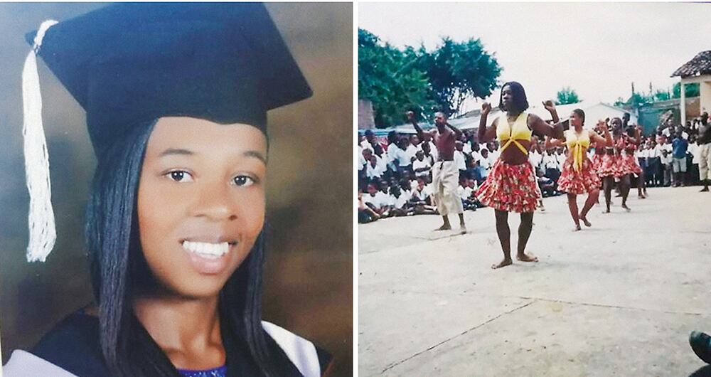    Estas son las fotos de Marisoliana Colorado, con solo 14 años,  cuando pertenecía al grupo de danza de su colegio, en el municipio  de Villa Rica, Cauca. Se graduó de bachiller mientras la Fiscalía aseguraba que era una guerrillera.