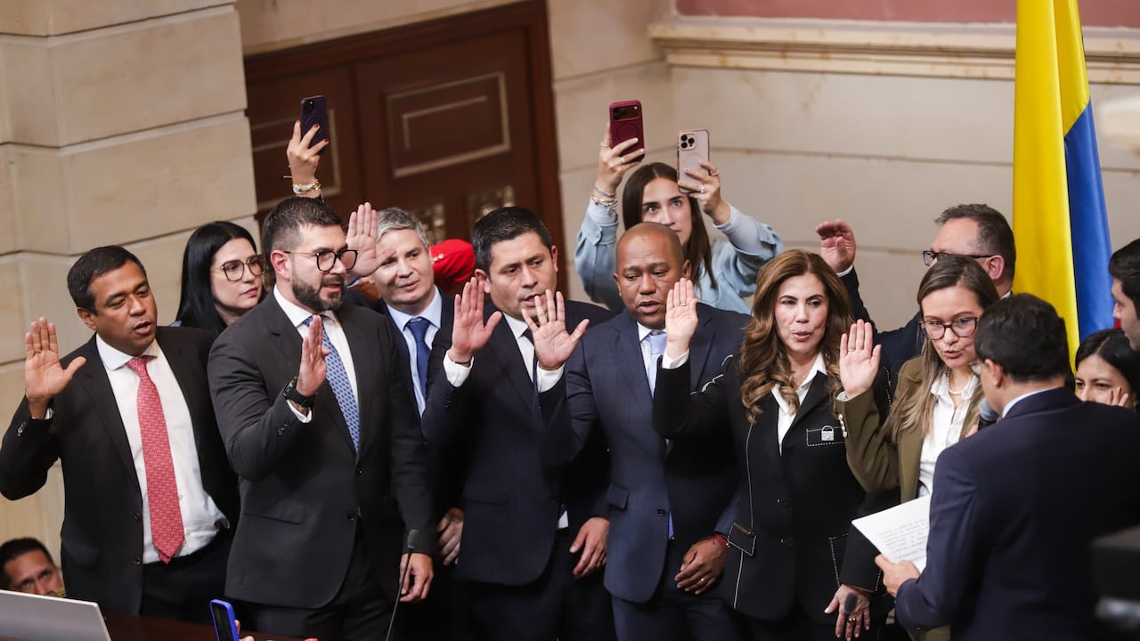 Los nuevos magistrados del Consejo Nacional Electoral.