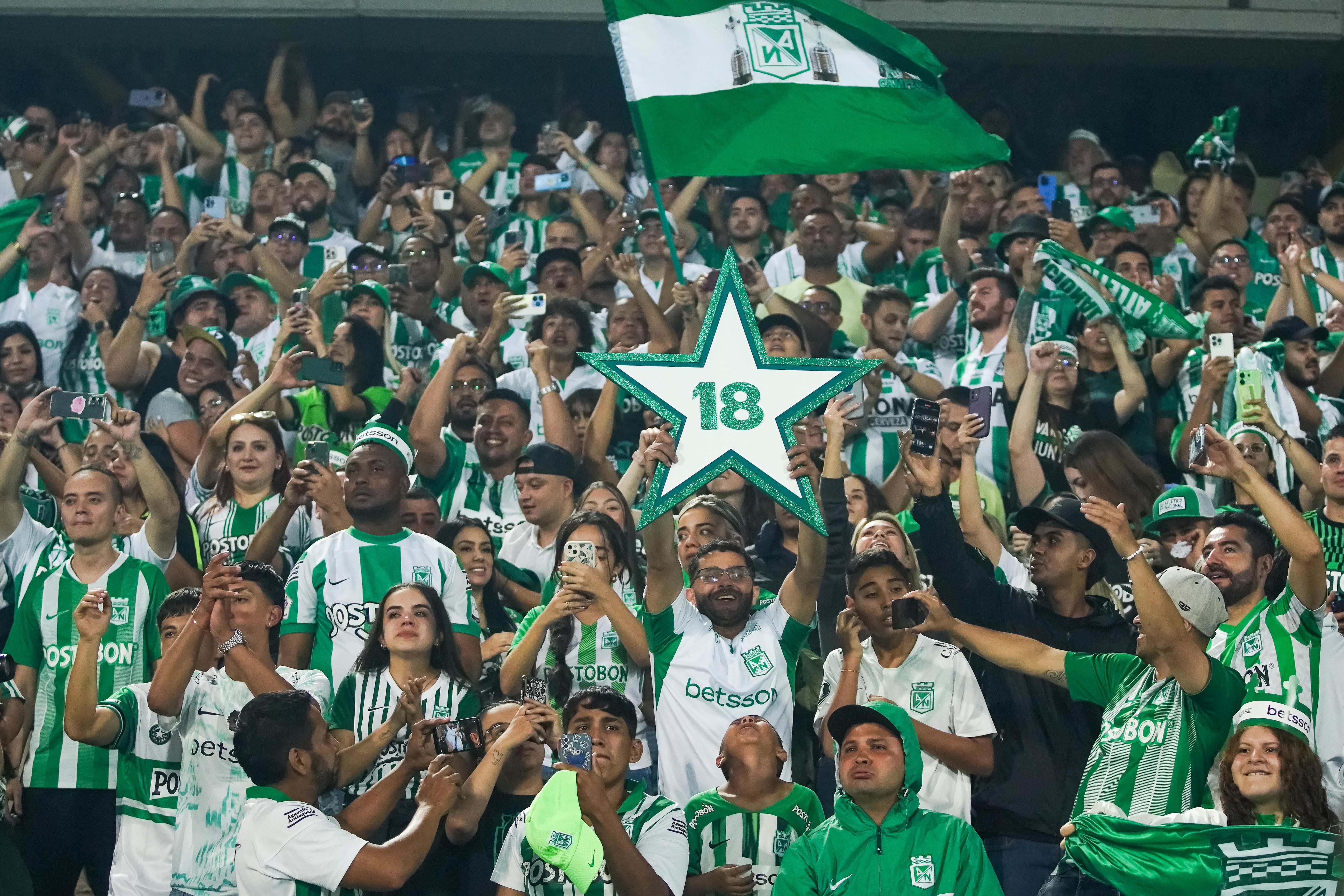 Atlético Nacional puso a celebrar a su hinchada en el Atanasio
