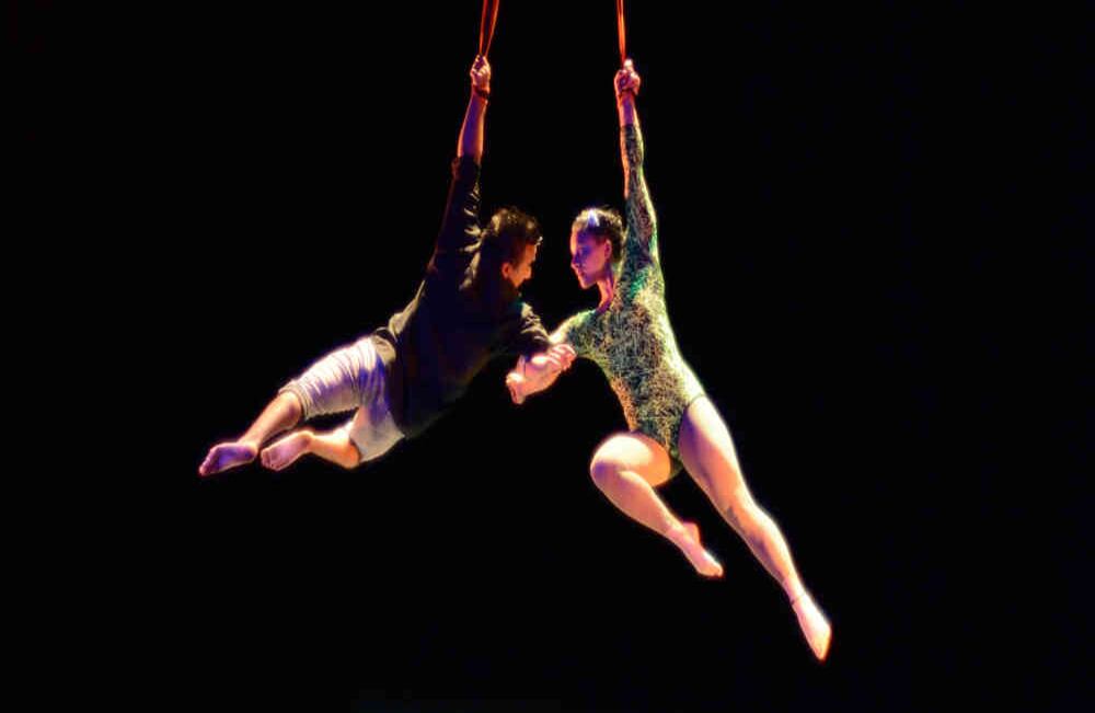 Muestra artística durante el VIII Laboratorio Nacional de Circo en Cúcuta.