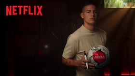 James Rodríguez en la serie documental de Netflix