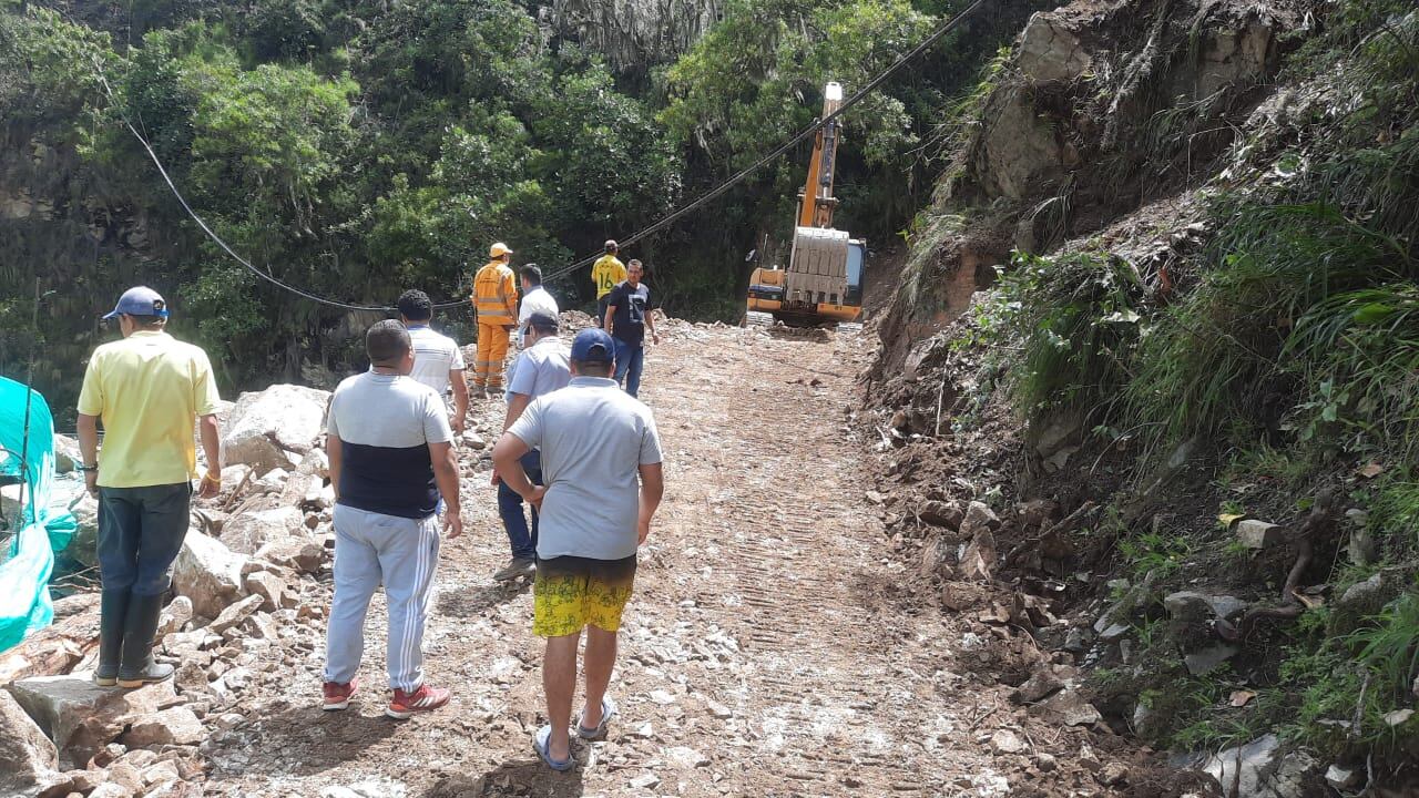 El cierre se efectúa en el sector conocido como Pangote.