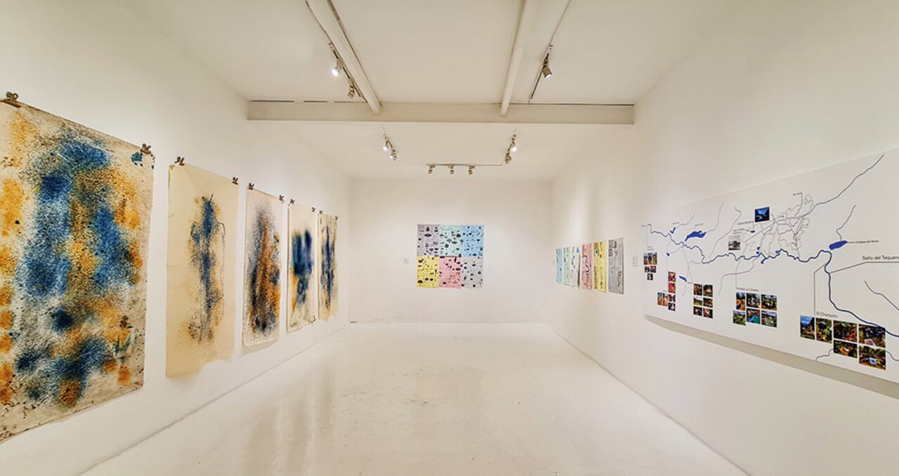 La muestra despliega el arte y revela mucho del trabajo hecho por el colectivo entre—ríos, articulando comunidad, ciencia y arte.