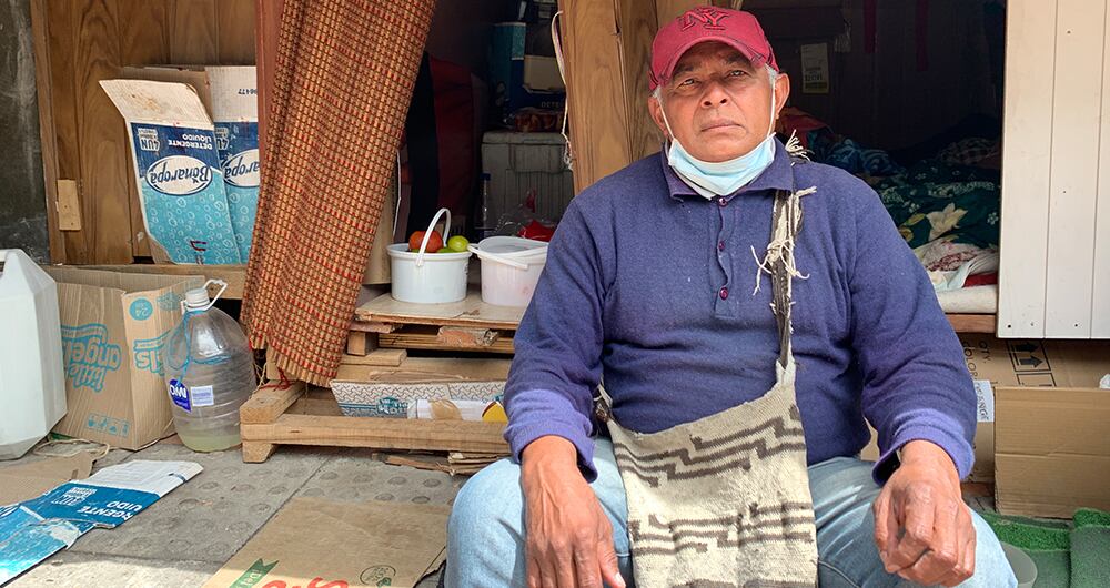 Las personas desplazadas que duermen en la calle 94 aseguran que no se irán hasta que el Estado reconozca las indemnizaciones a las que tienen derecho como víctimas del conflicto armado.