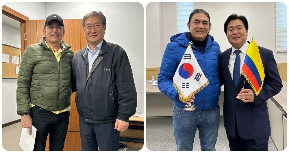 Gustavo Bolívar en medio de su gira por Asia.