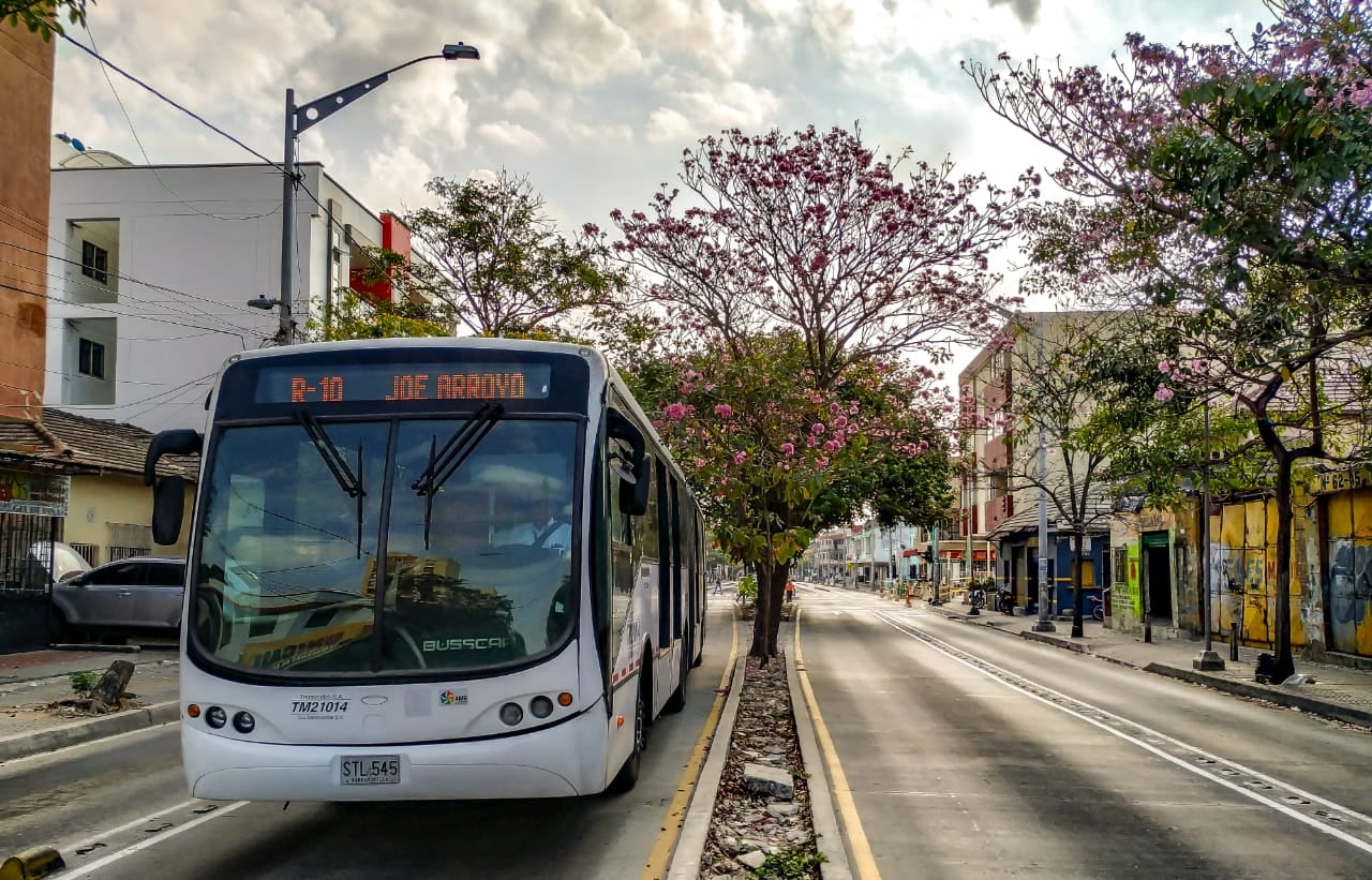 Transmetro en Barranquilla.