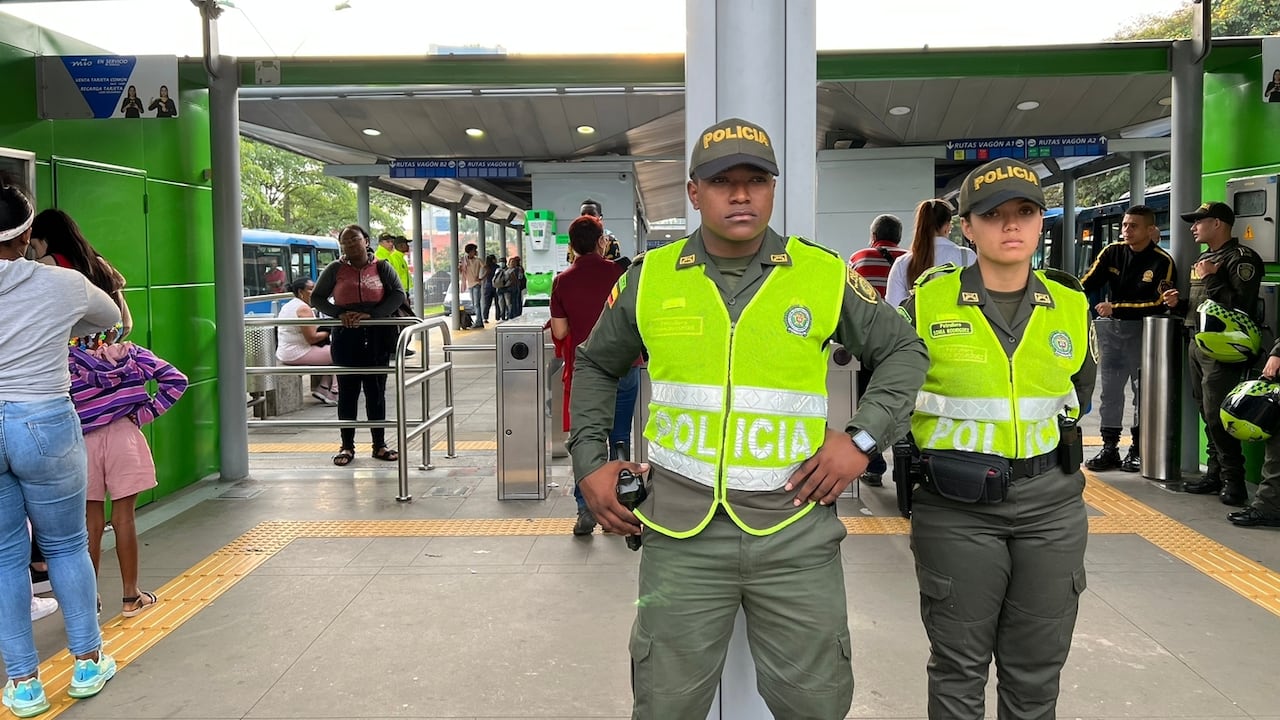 Por hechos violentos en el MIO de Cali, autoridades realizaron operativo de control en diez estaciones del masivo.