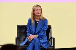 Whitney Wolfe Herd, fundadora y directora ejecutiva de Bumble, habla en el escenario durante la Conferencia del Código 2023 de Vox Media en The Ritz-Carlton, Laguna Niguel el 27 de septiembre de 2023 en Dana Point, California.