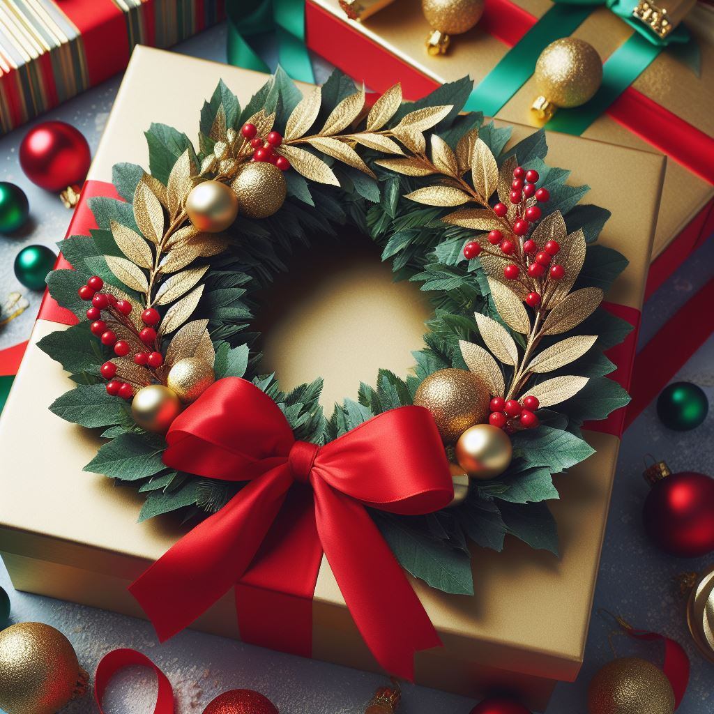 Regalar laurel en Navidad.