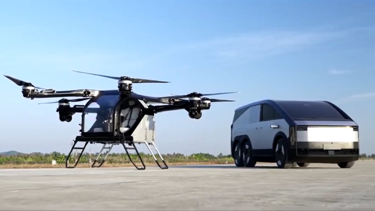 El “Portaaviones Terrestre” de XPENG despegó por primera vez, mostrando el futuro de los vehículos voladores.