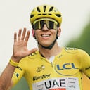 Tadej Pogacar celebra sus cinco Tour de Francia