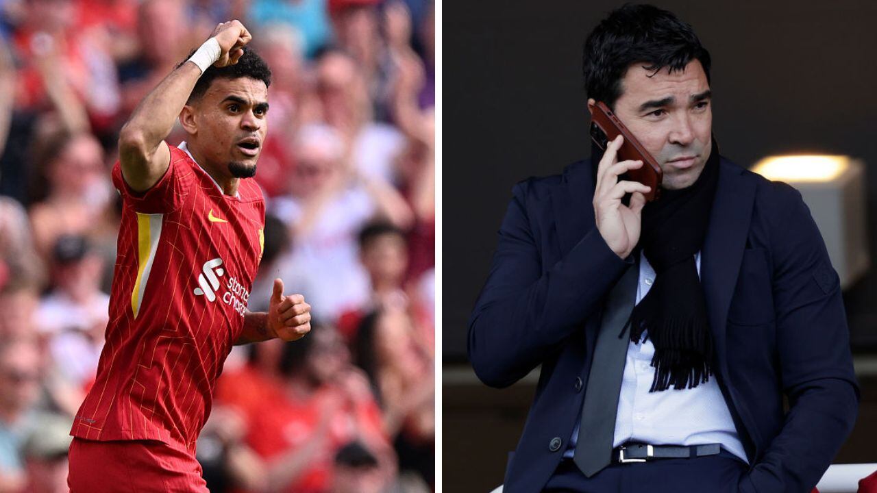 Luis Díaz y Deco, director reportivo del Barcelona.