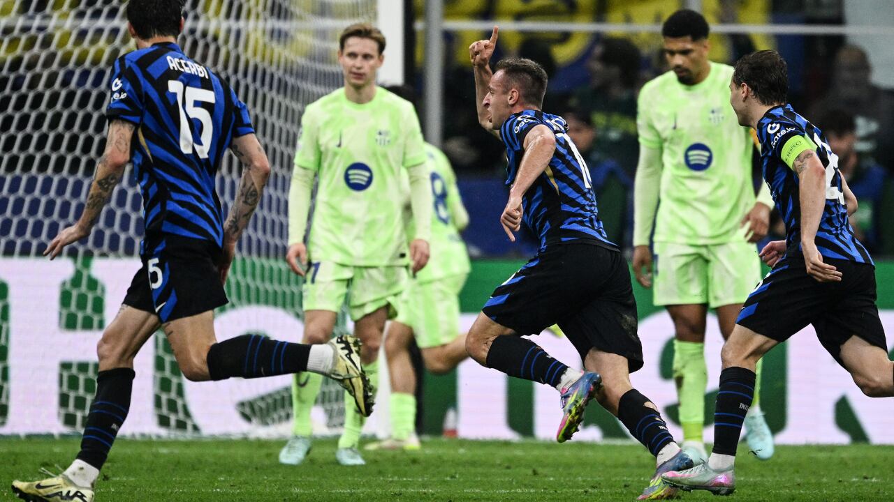 Semifinal de Champions entre Inter y Barcelona, en Champions.