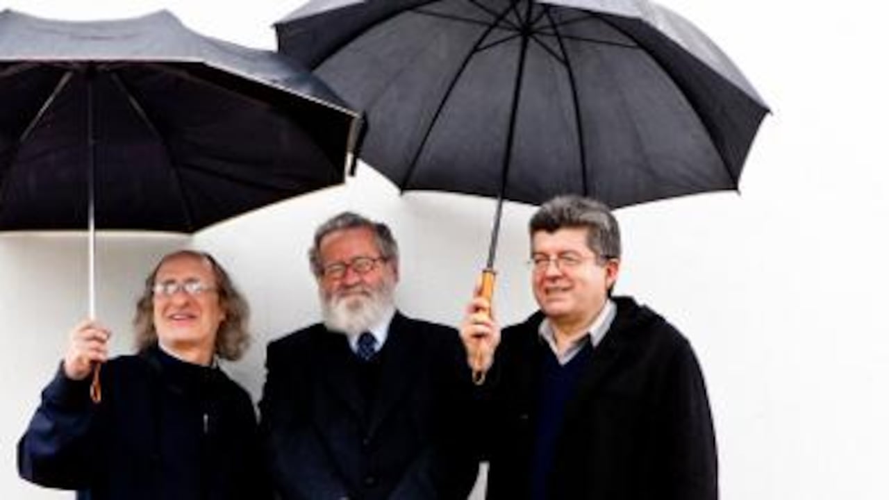 Sergio de Zubiría, Rubén Sierra y Lisímaco Parra, tres de los más respetados filósofos colombianos.