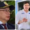Gustavo Petro, Álvaro Hernán Prada y Álvaro Uribe.