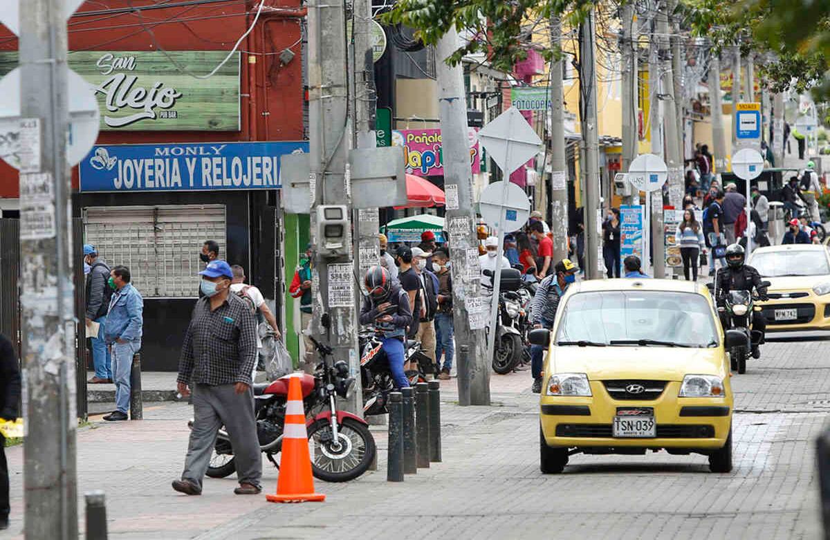 Así luce la carrera 92 con calle 145 en cuarentena.