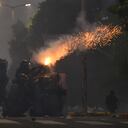 Los bolivianos protestan por la detención del gobernador de Santa Cruz, el segundo departamento más poblado de Bolivia. Foto: AFP.