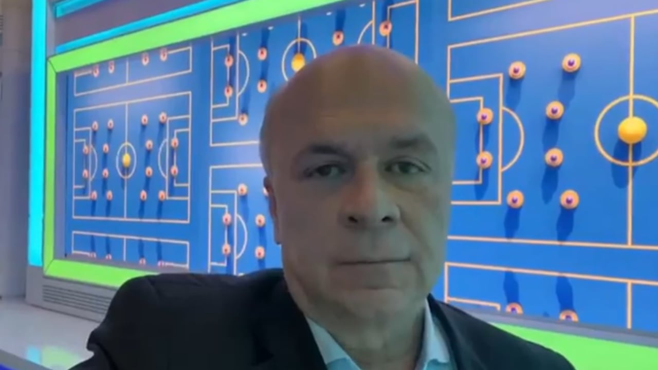 Carlos Antonio Vélez, periodista deportivo. Foto: pantallazo a video de Instagram: @velezfutbol