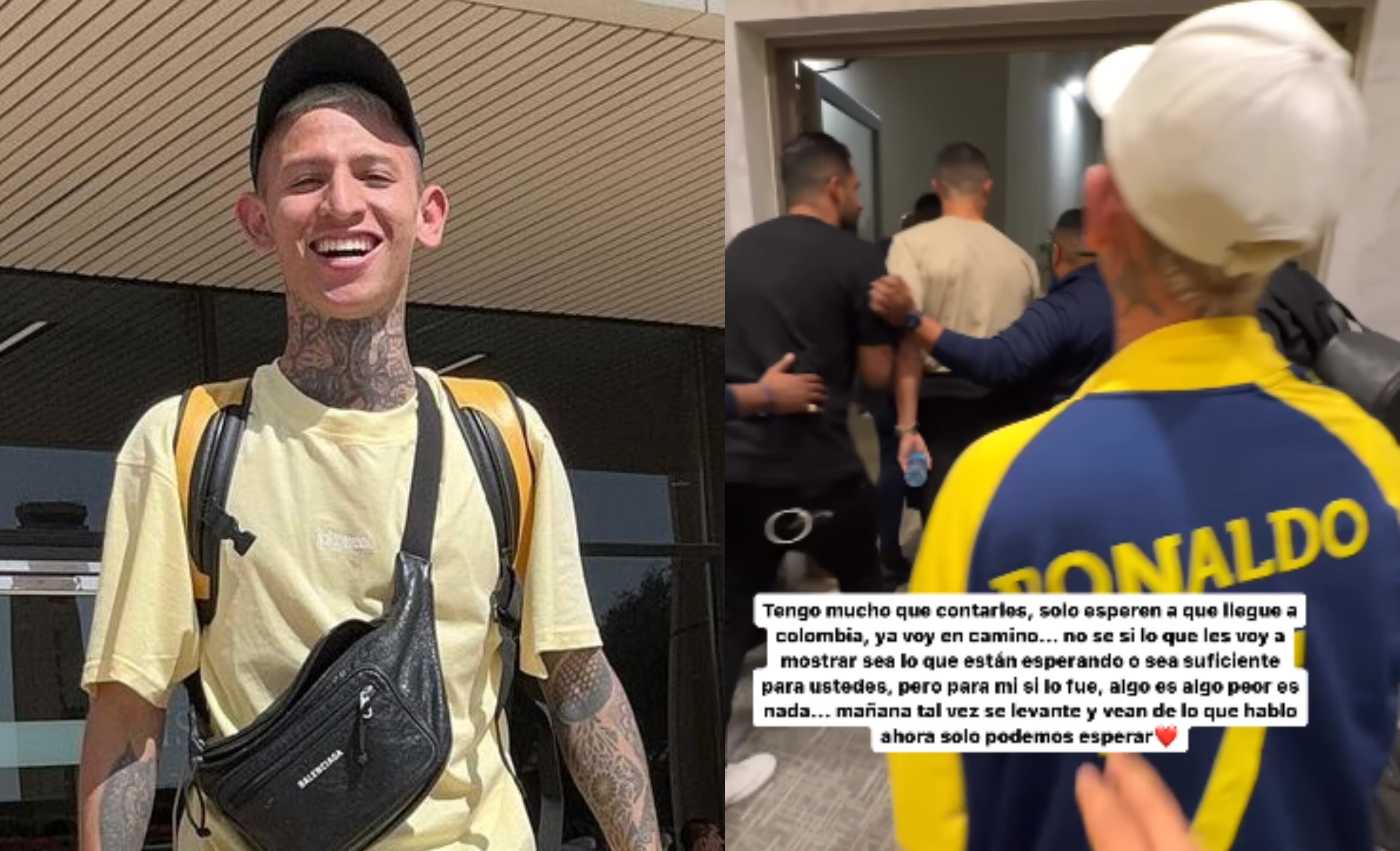 La Liendra viajó a Emiratos Árabes para conocer a Cristiano Ronaldo.