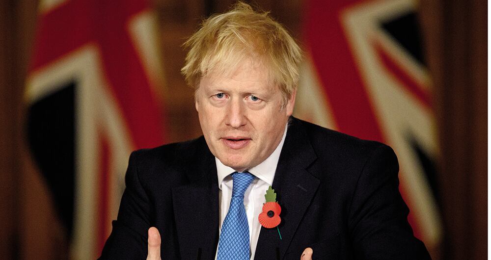 Boris Johnson, primer ministro del Reino Unido. 