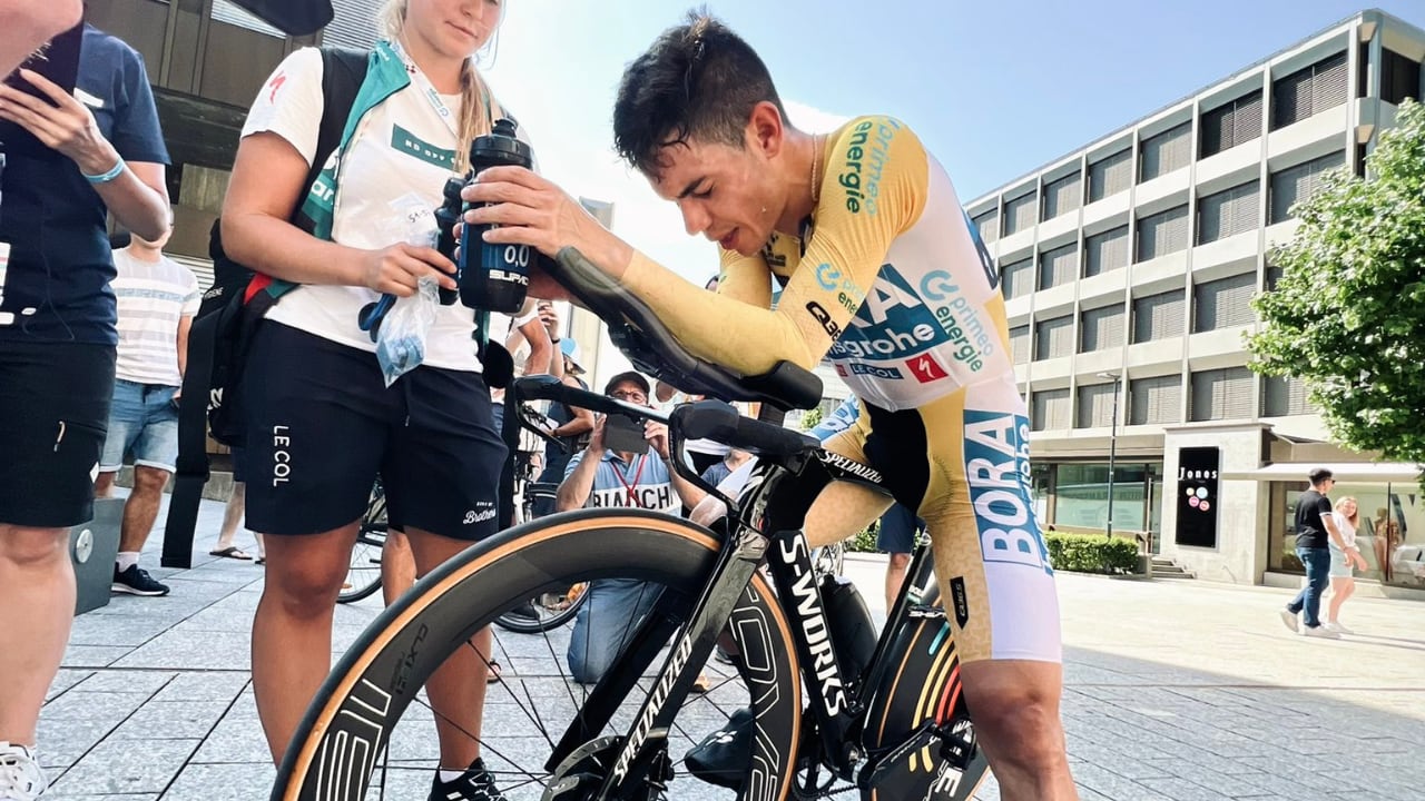 El colombiano cerró en el segundo lugar del Tour de Suiza