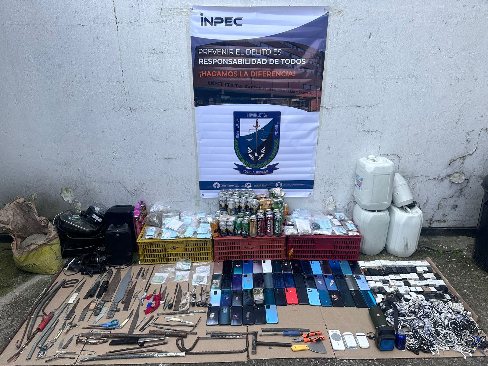 El Inpec se tomó varias cárceles del país para incautar elementos prohibidos