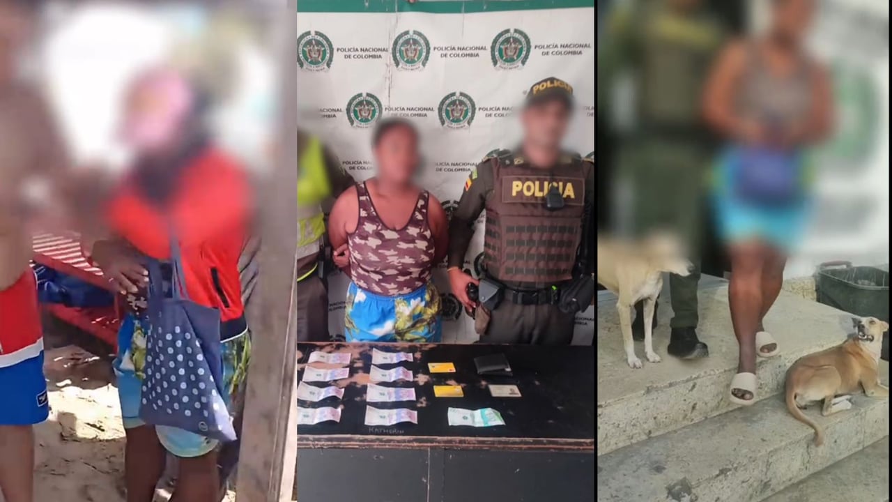 Capturada en playas de Cartagena por hurto