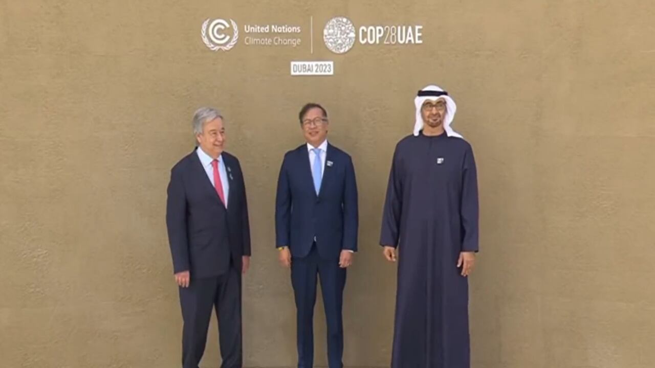 El presidente Gustavo Petro Urrego participará en la COP28 junto a los jefes de cartera de Relaciones Exteriores, Ambiente y Desarrollo Sostenible; Minas y Energía; Agricultura y Desarrollo Rural; Comercio, Industria y Turismo; Salud y Protección Social; Hacienda y Crédito Público; y Transporte. Foto: Presidencia