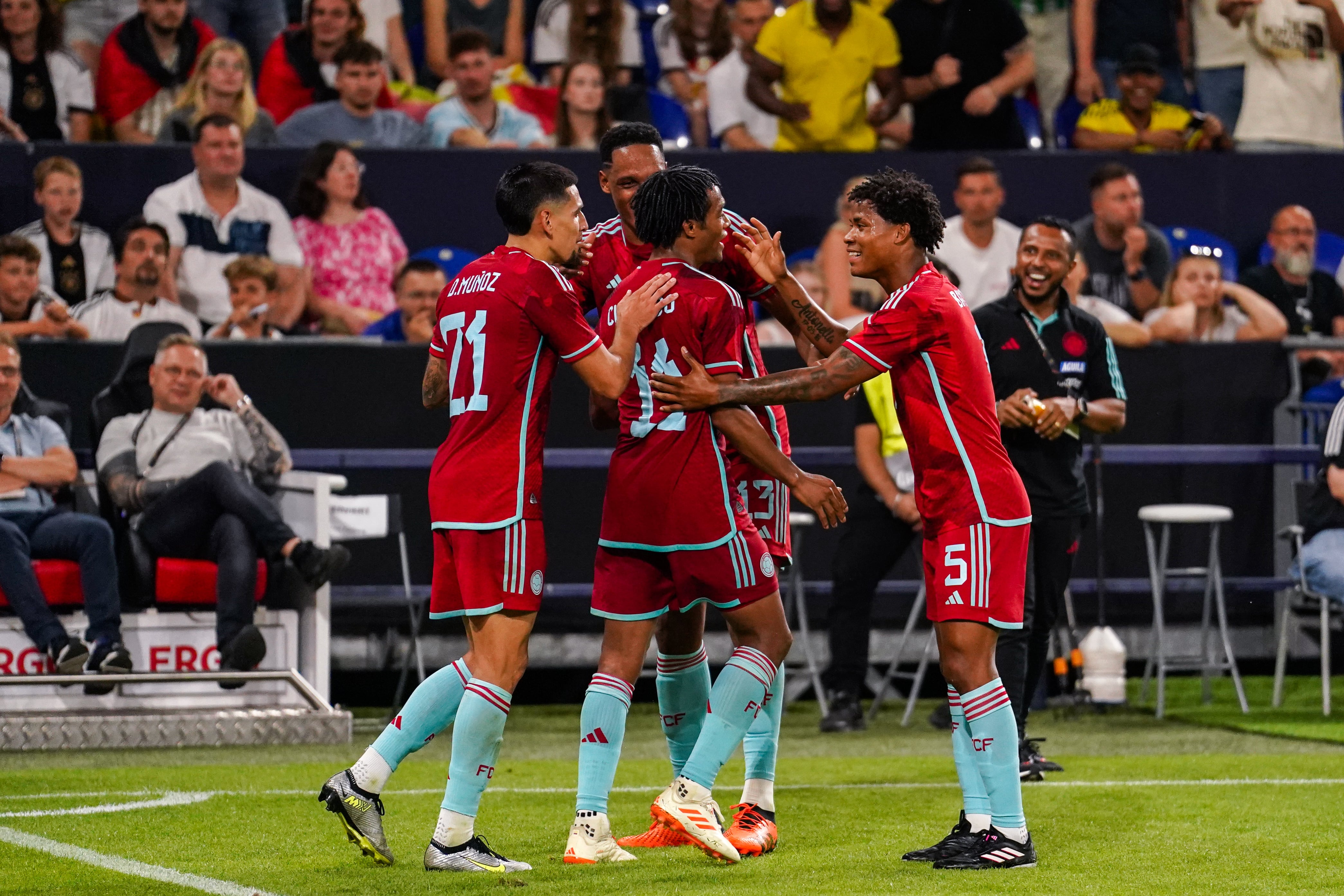 Wilmar Barrios (5) durante el amistoso de Colombia vs. Alemania.