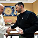 El papa Francisco recibió en la Santa Sede al presidente de Ucrania, Volodímir Zelenski.