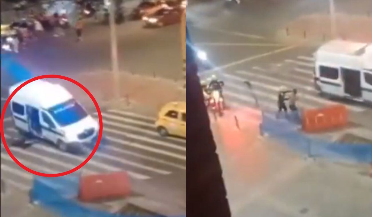 El hecho se presento en el barrio El Tintal, en la localidad de Kennedy. Foto: captura de pantalla.