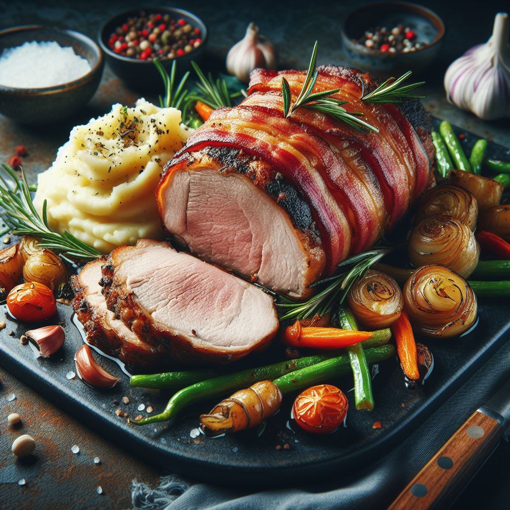 Lomo de cerdo al horno.